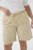 Kaffe Curve Nana Short rayé Chincilla/Blanc rayé - Jeans & Pantalons Femme Grandes Tailles – Plus Size - 