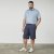 North Latitude Cool Effect Comfort Fit Shorts Blue - Shorts - Shorts hommes grande taille