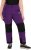 Ulla Popken HYPRAR Multifunctional Durable Inset Trekking Pants Plum - Jeans & Pantalons Femme Grandes Tailles – Plus Size - 