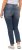 Ulla Popken Distressed Stretch Fit Sarah Jeans Blue Denim - Jeans & Pantalons Femme Grandes Tailles – Plus Size - 