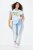 Ulla Popken Pre-Washed Elastic Waist Jeans Light Light Blue Denim - Jeans - Jeans grande taille pour femme