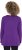 Ulla Popken Sequined Star Rolled Edge Sweater Dark Purple - Sweatshirts & hoodies - 