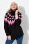 Ulla Popken Neon Alpine Pattern Long Sleeve Turtleneck Sweater Light Pink - Sweatshirts & hoodies - Sweats, Hoodies & Maille Douillets