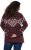 Ulla Popken Aztec Pattern Turtleneck Sweater Plum - Sweatshirts & hoodies - 
