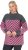 Ulla Popken Graphic Stripe Long Sleeve Turtleneck Sweater Flamingo - Sweatshirts & hoodies - 