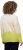 Ulla Popken Block Stripe Long Sleeve V-Neck Sweater Lime Green - Sweatshirts & hoodies - 
