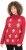 Ulla Popken Gingerbread Men Sweater Salsa Red - Sweatshirts & hoodies - 