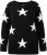 Ulla Popken Glitter Stars Soft Knit Sweater Black - Sweatshirts & hoodies - 