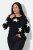 Ulla Popken Glitter Stars Soft Knit Sweater Black - Sweatshirts & hoodies - Sweats, Hoodies & Maille Douillets