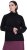 Ulla Popken Turtleneck Sweater with Ribbed Inserts Black - Sweatshirts & hoodies - 