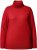 Ulla Popken Turtleneck Ribbed Trim Long Sleeve Sweater Salsa Red - Sweatshirts & hoodies - 
