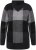 Ulla Popken Grand Check Long Sleeve Sweater Charcoal Grey Melange - Sweatshirts & hoodies - 