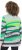 Ulla Popken Landscape Stripe Sweater Moss Green - Sweatshirts & hoodies - 