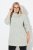 Ulla Popken Space Yarn Oversized Turtleneck Sweater Light Grey Melange - Sweatshirts & hoodies - Sweats, Hoodies & Maille Douillets