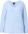 Ulla Popken Long Sleeve V-Neck Ribbed Knit Sweater Light Blue - Sweatshirts & hoodies - 