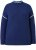 Ulla Popken Contrast Trim Long Sleeve Sweater Dark Blue - Sweatshirts & hoodies - 