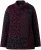 Ulla Popken Leopard Print Scarf Sweater Dark Ruby - Sweatshirts & hoodies - 