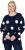 Ulla Popken Fluffy Polka Dot Sweater Ink Blue - Sweatshirts & hoodies - 