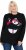 Ulla Popken Whimsical Holiday Sweater Black - Sweatshirts & hoodies - 
