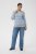 Kaffe Curve Niela Pull rayé Gris clair/Bleu - Pulls et mailles - 