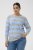 Kaffe Curve Niela Pull rayé Gris clair/Bleu - Pulls et mailles - 