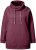 Ulla Popken Drawstring Collar Long Sleeve Sweatshirt Dark Berry - Sweatshirts & hoodies - 