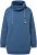 Ulla Popken Drawstring Collar Long Sleeve Sweatshirt Blue Denim - Sweatshirts & hoodies - 
