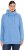 Ulla Popken Drawstring Collar Long Sleeve Sweatshirt Light Cornflower - Sweatshirts & hoodies - 