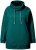 Ulla Popken Drawstring Collar Long Sleeve Sweatshirt Teal Green - Sweatshirts & hoodies - 