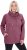 Ulla Popken Drawstring Collar Long Sleeve Sweatshirt Dark Rose - Sweatshirts & hoodies - 