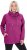 Ulla Popken Drawstring Collar Long Sleeve Sweatshirt Berry - Sweatshirts & hoodies - 