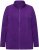 Ulla Popken Modular Fleece Zip Front Jacket Dark Plum - Sweatshirts & hoodies - 