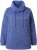 Ulla Popken Teddy Collar Printed Sweatshirt Atlantic Blue - Sweatshirts & hoodies - 