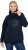 Ulla Popken Rhinestone Snowflake Turtleneck Sweatshirt Navy - Sweatshirts & hoodies - 