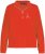 Ulla Popken PARIS Theme Zip Neck Sweatshirt Light Red - Sweatshirts & hoodies - 