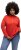Ulla Popken PARIS Theme Zip Neck Sweatshirt Light Red - Sweatshirts & hoodies - 