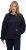 Ulla Popken Gathered Sleeve Oversized Fit Sweatshirt Navy - Sweatshirts & hoodies - 