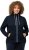 Ulla Popken Contrast Color Zip Up Sweatshirt Navy - Sweatshirts & hoodies - 