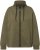 Ulla Popken Contrast Color Zip Up Sweatshirt Loden Green - Sweatshirts & hoodies - 