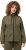 Ulla Popken Contrast Color Zip Up Sweatshirt Loden Green - Sweatshirts & hoodies - 