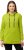 Ulla Popken GLOW Lettered Collared Sweatshirt Apple Green - Sweatshirts & hoodies - 