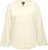 Ulla Popken Embroidered Freedom Rolled Edge Sweatshirt Sand - Sweatshirts & hoodies - 
