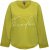 Ulla Popken Embroidered Freedom Rolled Edge Sweatshirt Avocado Green - Sweatshirts & hoodies - 