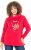 Ulla Popken Sparkling Candy Cane Graphic Sweatshirt Salsa - Sweatshirts & hoodies - 