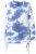 Ulla Popken Tie Dye Gathered Sweatshirt Atlantic Blue - Sweatshirts & hoodies - 
