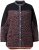 Ulla Popken Neon Tiger Stripe Jacket Black - Sweatshirts & hoodies - 