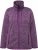 Ulla Popken Heather Knit Fleece Jacket Dark Purple - Sweatshirts & hoodies - 