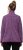 Ulla Popken Heather Knit Fleece Jacket Dark Purple - Sweatshirts & hoodies - 