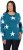 Ulla Popken Glitter Stars Soft Knit Sweater Petrol - Sweatshirts & hoodies - 