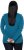 Ulla Popken Glitter Stars Soft Knit Sweater Petrol - Sweatshirts & hoodies - 